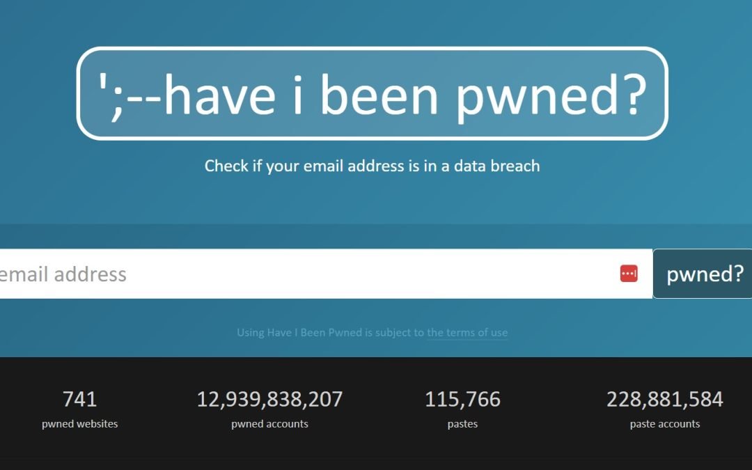 Reminder: haveibeenpwned.com is a great resource!